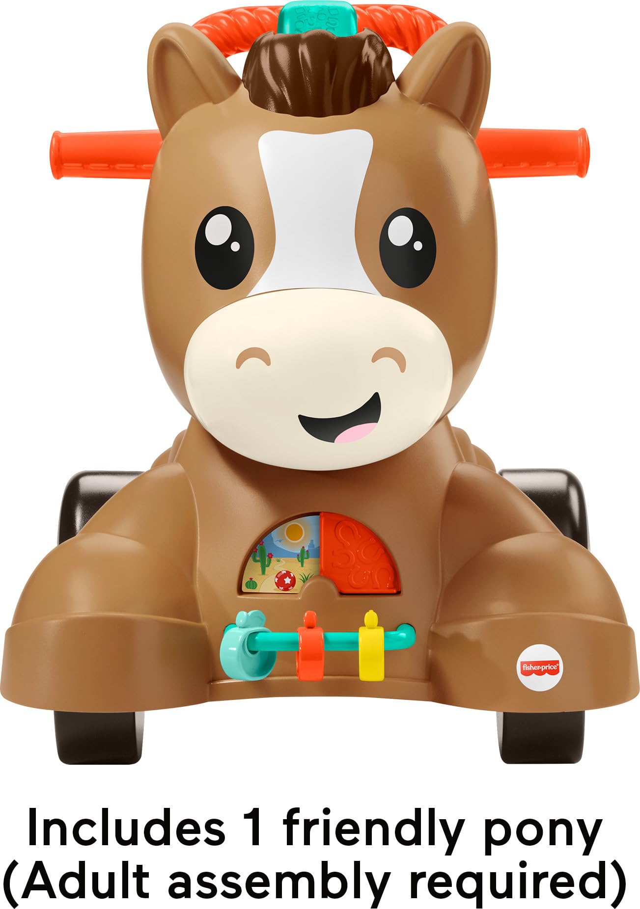 Fisher-Price Baby Walker Learning Toy, Walk Bounce & Ride Pony Ride